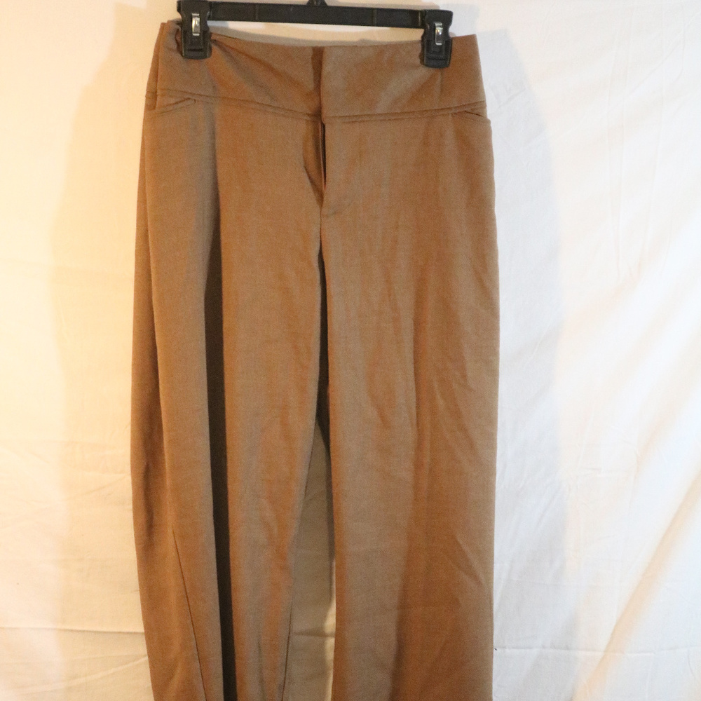 Elle Brown Wide Leg Dress Slacks 16